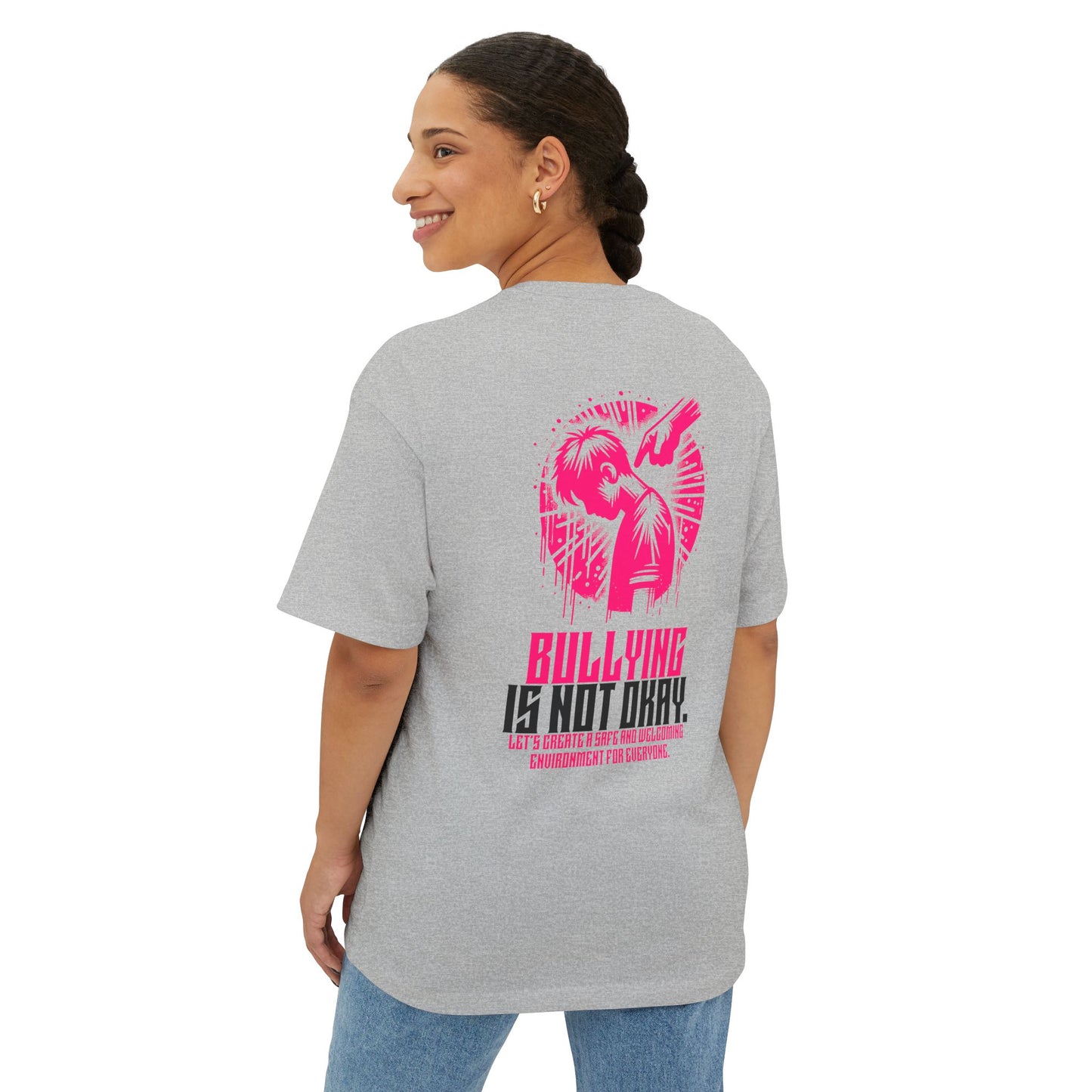 F&BPD - Bullying is NOT okay - Unisex Oversized T-shirt