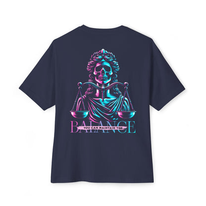 F&BPD - Maintain the Balance Oversized Tee – Mindfulness Statement Streetwear