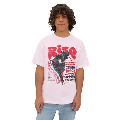 FPD - Rise Oversized Tee – Empowerment & Motivation Statement Shirt