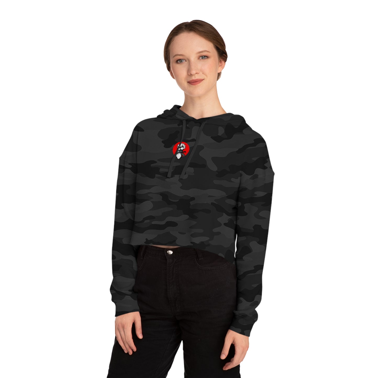 Captain Bullshit Cropped Hoodie – Funny Women’s Statement Hoodie
