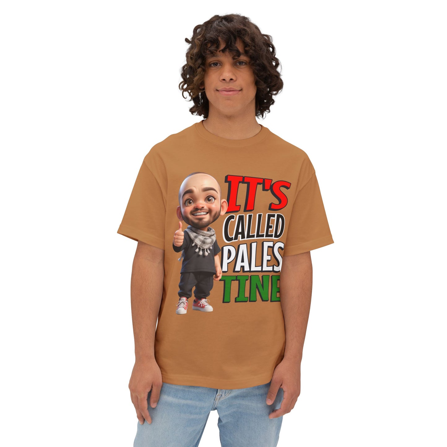 It’s Called Palestine Oversized Tee – Bold Pro-Palestine Graphic Shirt - FPD