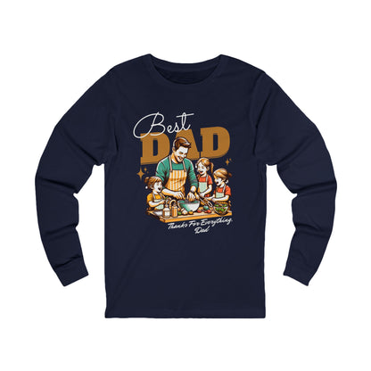 Best Dad - Unisex Long Sleeve Tee - Father's Day Gift