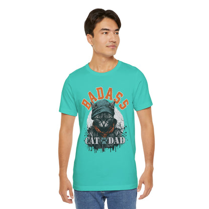 Badass Cat Dad Unisex T-Shirt – Funny Cat Lover Tee for Proud Pet Owners - FPD