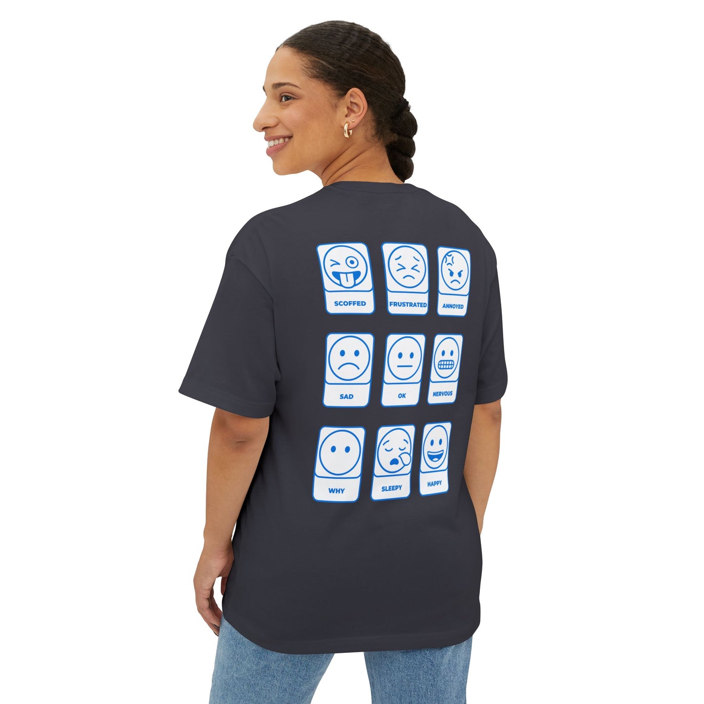 F&BPD - Emotions Oversized Tee – Expression & Emotional Awareness Streetwear