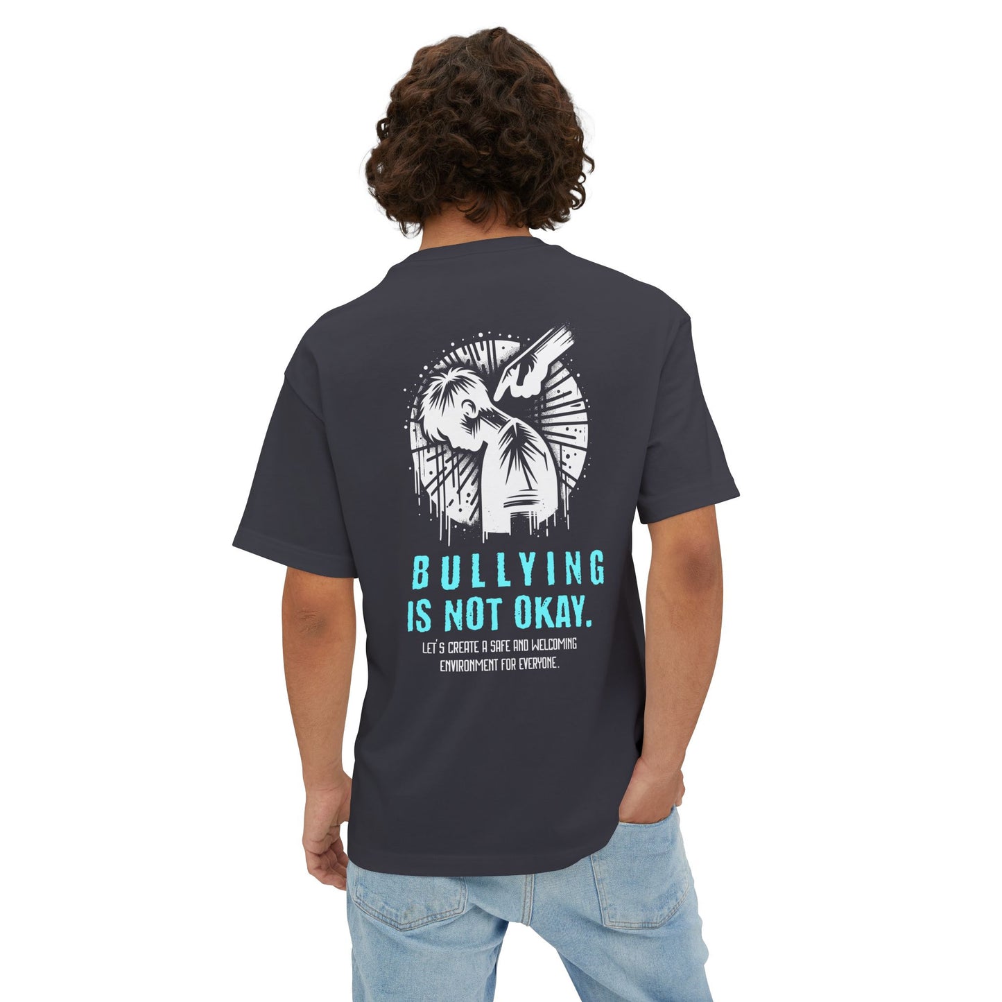 F&BPD - Bullying is NOT okay - Unisex Oversized T-shirt