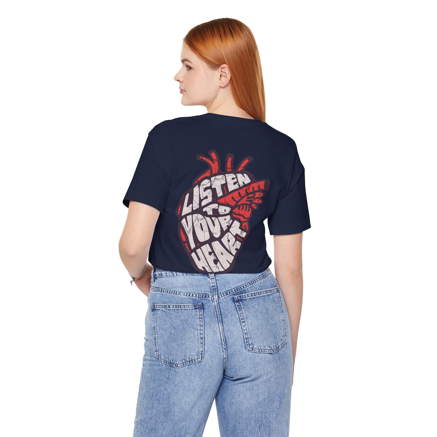 F&BPD - Unisex T-shirt - Listen to Your Heart Tee – Intuition & Emotion Statement Shirt