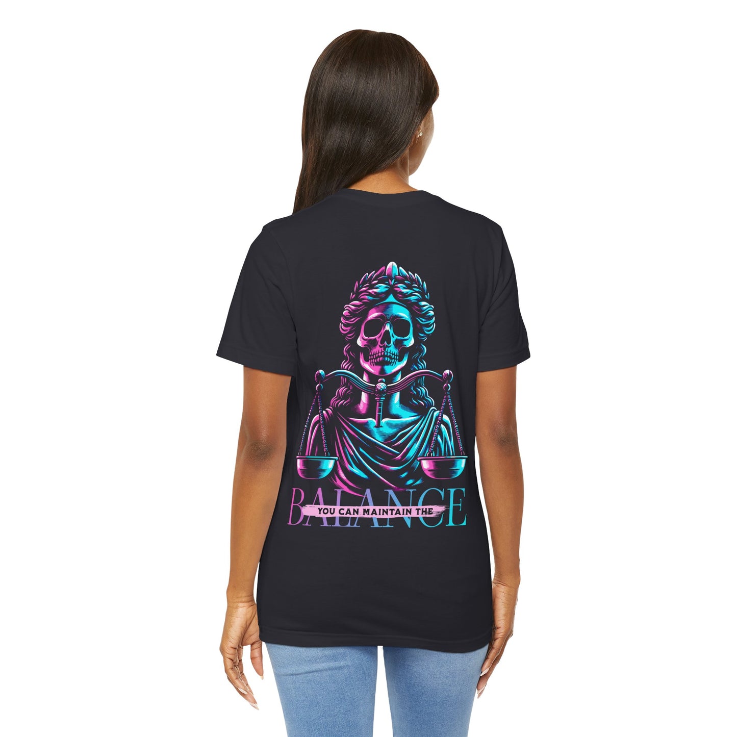 F&BPD - Unisex T-shirt - Maintain the Balance Tee – Mindfulness & Wellness Statement Shirt