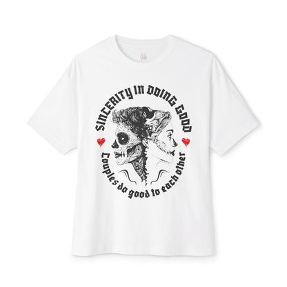 FPD - Sincerity in Doing Good Oversized Tee – Kindness Statement Shirt