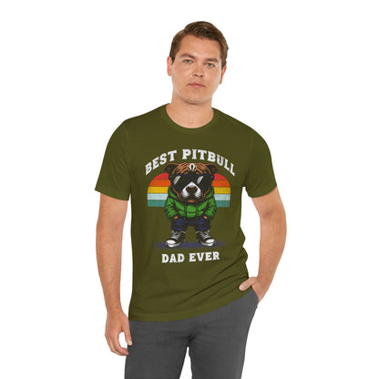 FPD - Unisex T-shirt - Best Pitbull Dad Ever Tee – Dog Lover Statement Shirt
