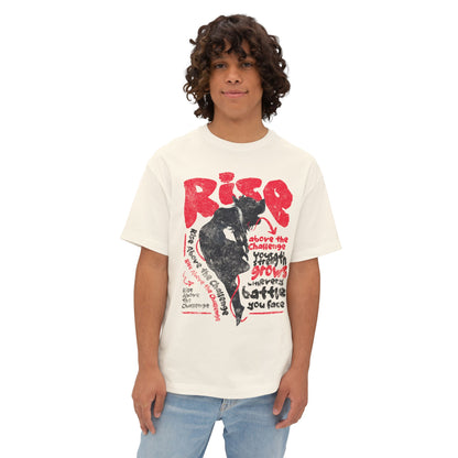 FPD - Rise Oversized Tee – Empowerment & Motivation Statement Shirt