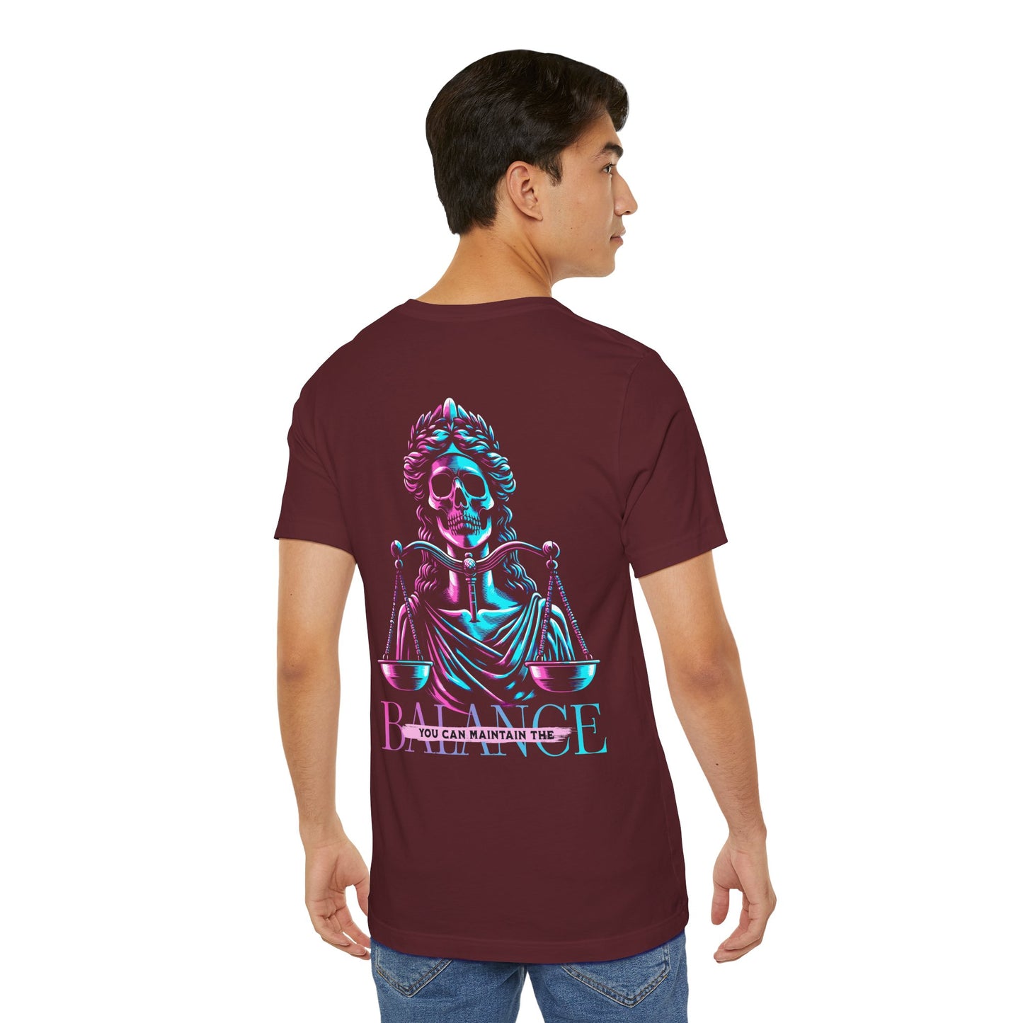F&BPD - Unisex T-shirt - Maintain the Balance Tee – Mindfulness & Wellness Statement Shirt
