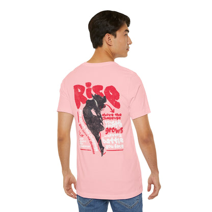 F&BPD - Unisex T-shirt - Rise Tee – Empowerment & Motivation Statement Shirt