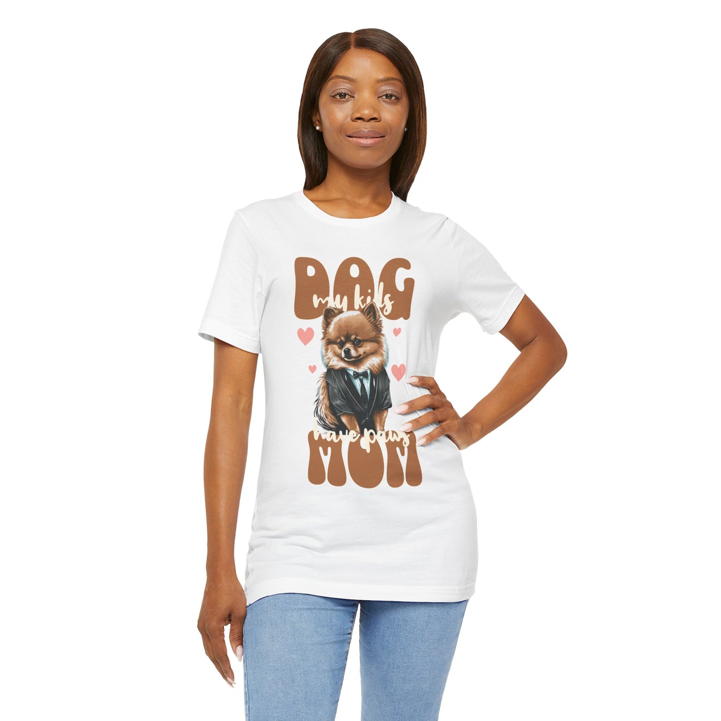 Dog Mom T-Shirt | Cute Pet Lover Unisex Tee - FPD