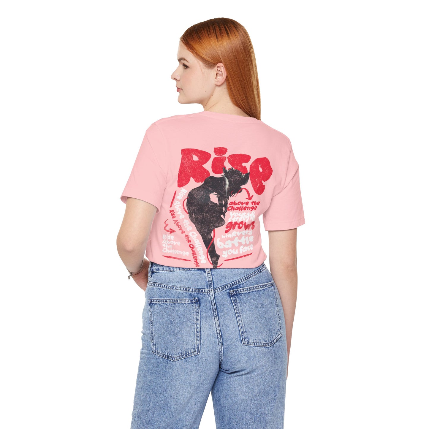 F&BPD - Unisex T-shirt - Rise Tee – Empowerment & Motivation Statement Shirt