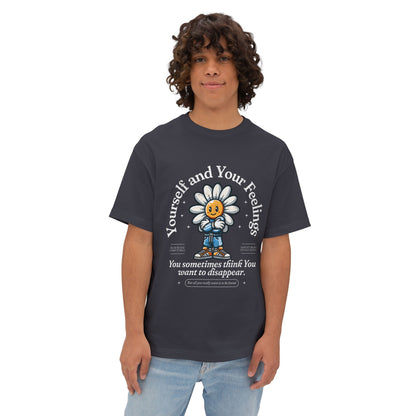 FPD - Yourself & Your Feelings Oversized Tee – Self-Awareness Statement Shirt