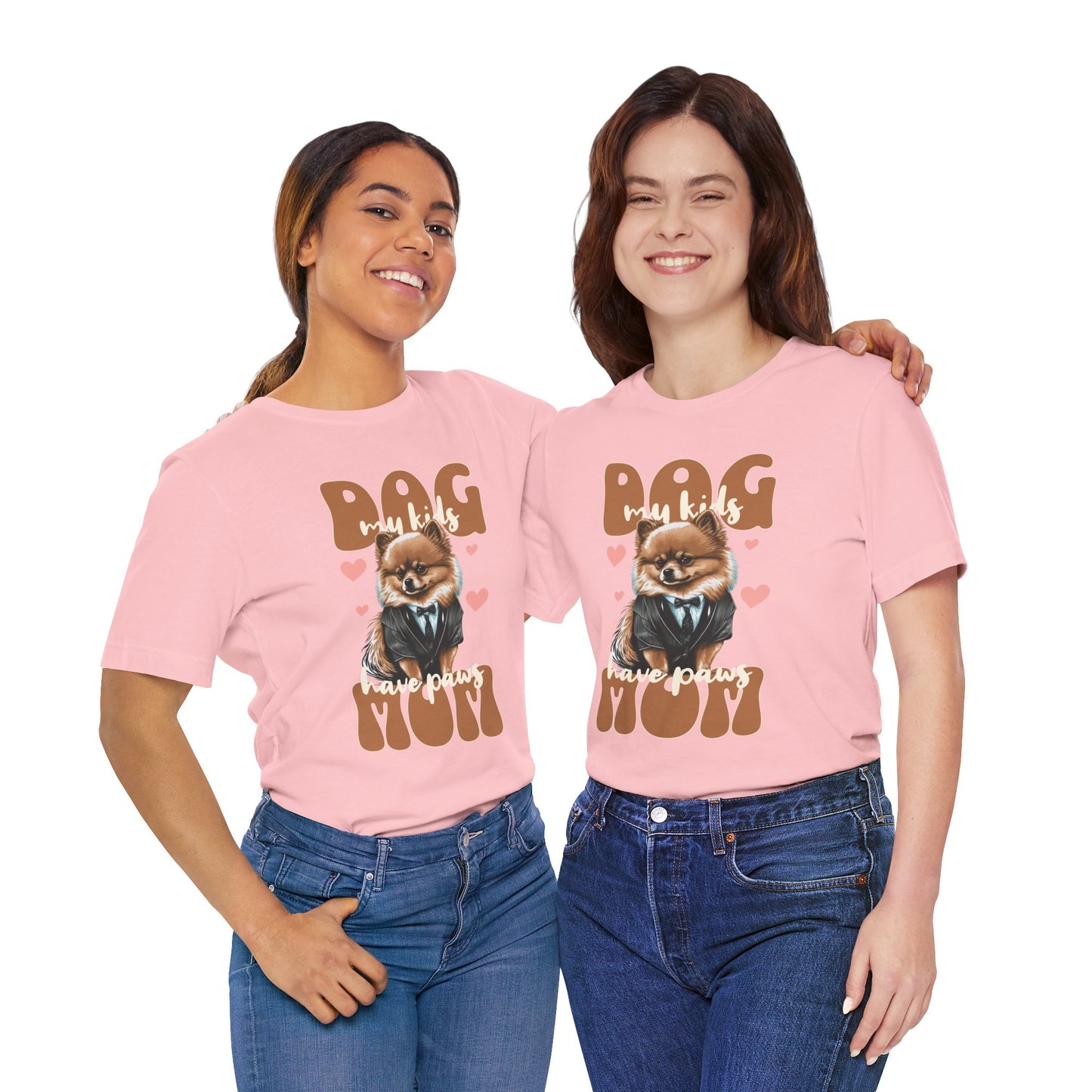 Dog Mom T-Shirt | Cute Pet Lover Unisex Tee - FPD