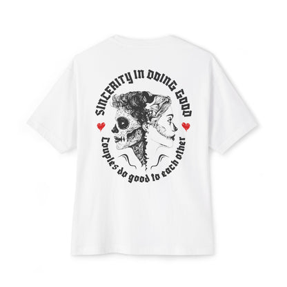 F&BPD - Sincerity in Doing Good Oversized Tee – Compassion Statement Shirt