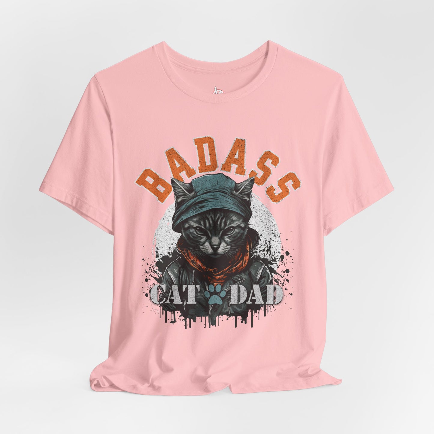 Badass Cat Dad Unisex T-Shirt – Funny Cat Lover Tee for Proud Pet Owners - FPD
