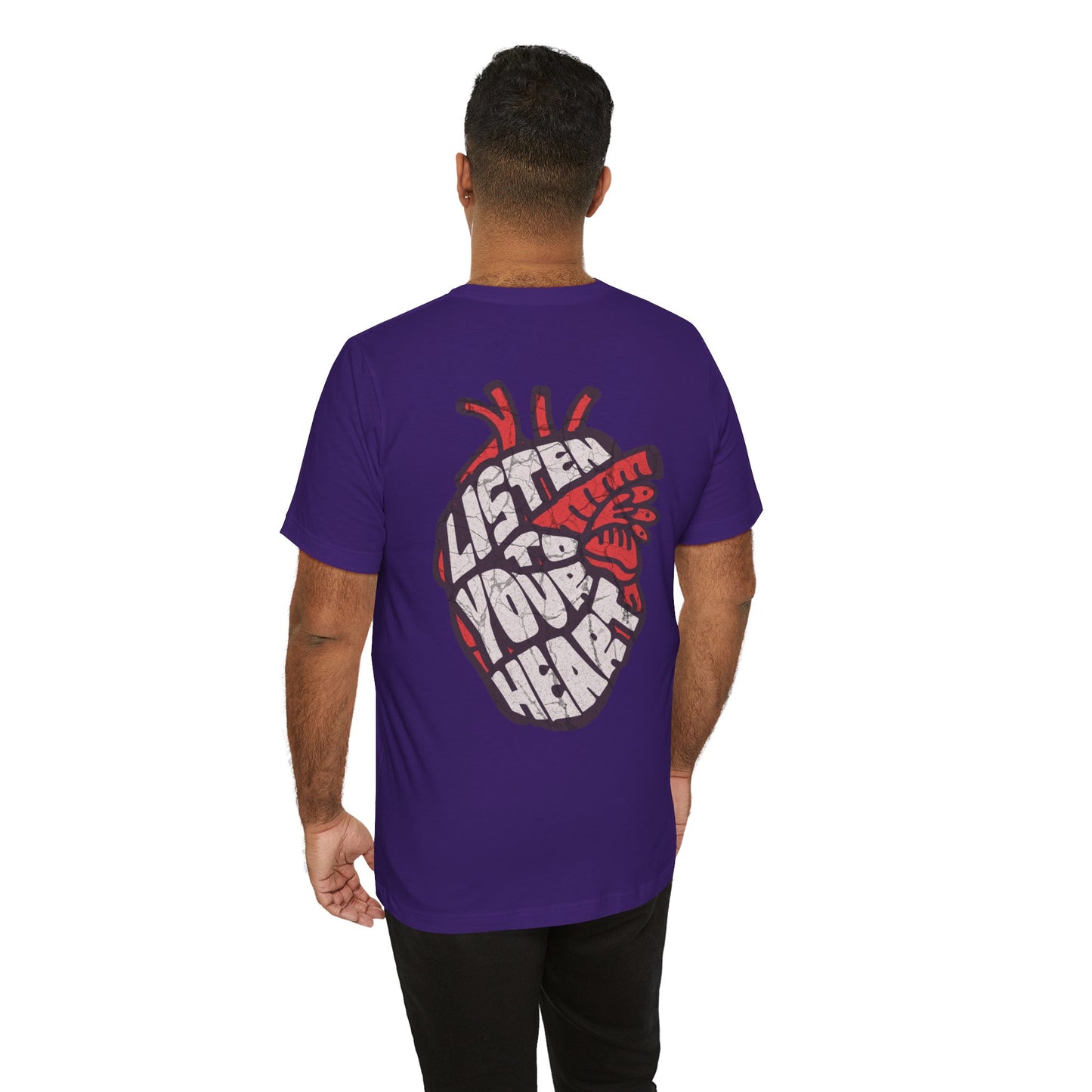 F&BPD - Unisex T-shirt - Listen to Your Heart Tee – Intuition & Emotion Statement Shirt