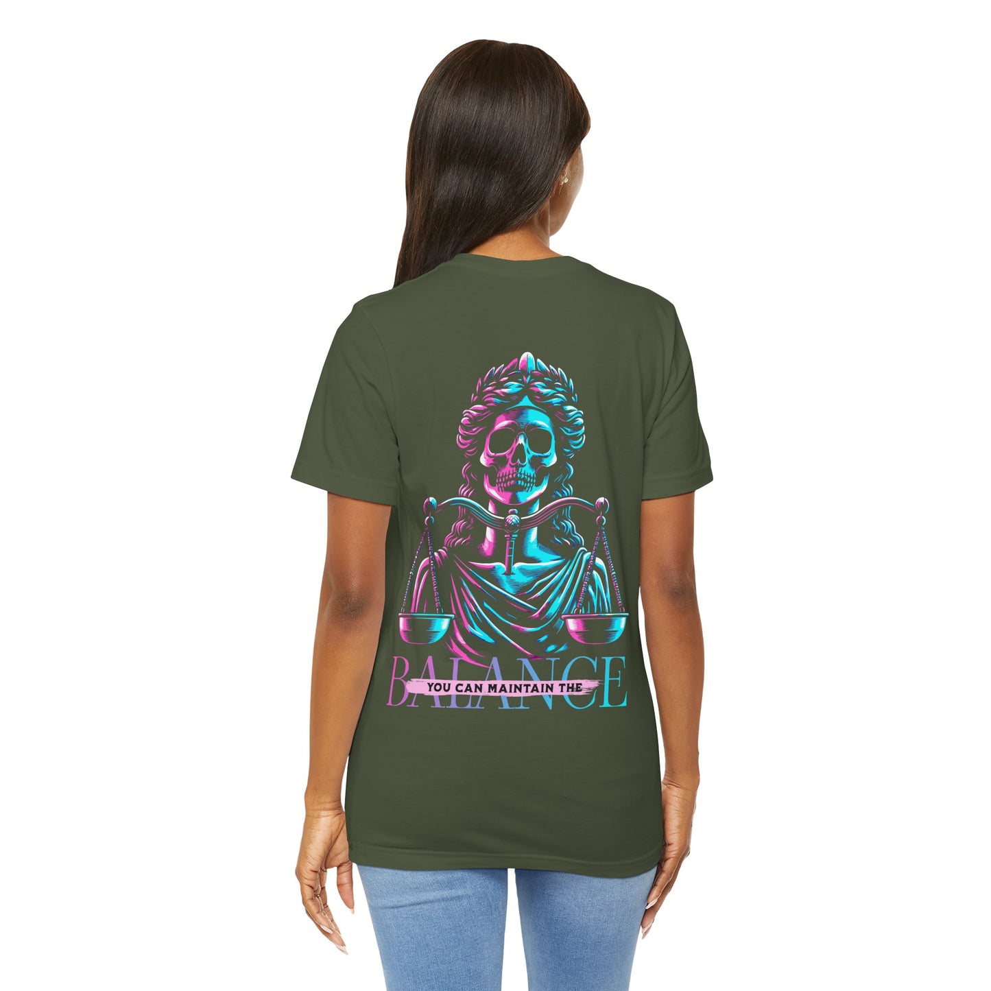 F&BPD - Unisex T-shirt - Maintain the Balance Tee – Mindfulness & Wellness Statement Shirt