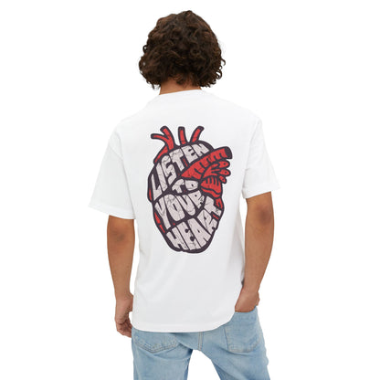 F&BPD - Listen to Your Heart Oversized Tee – Intuition Statement Streetwear