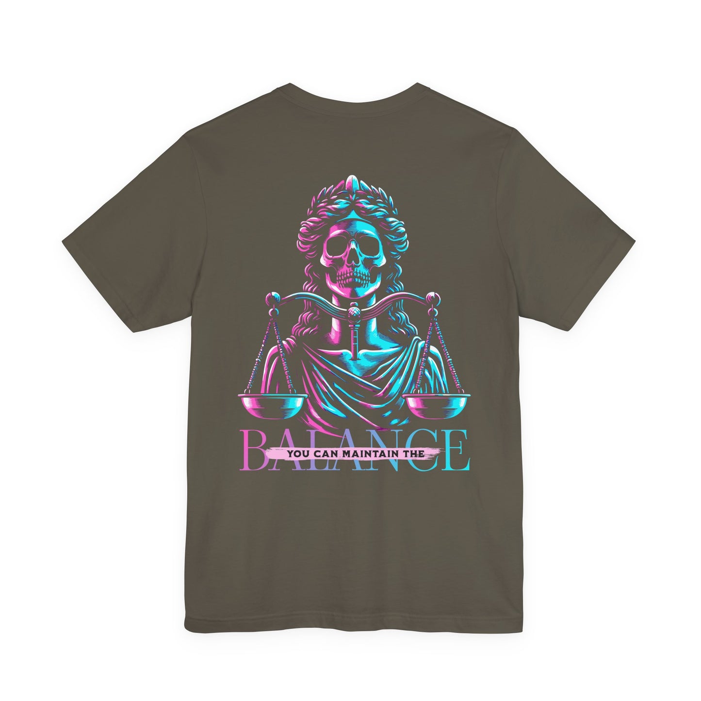 F&BPD - Unisex T-shirt - Maintain the Balance Tee – Mindfulness & Wellness Statement Shirt