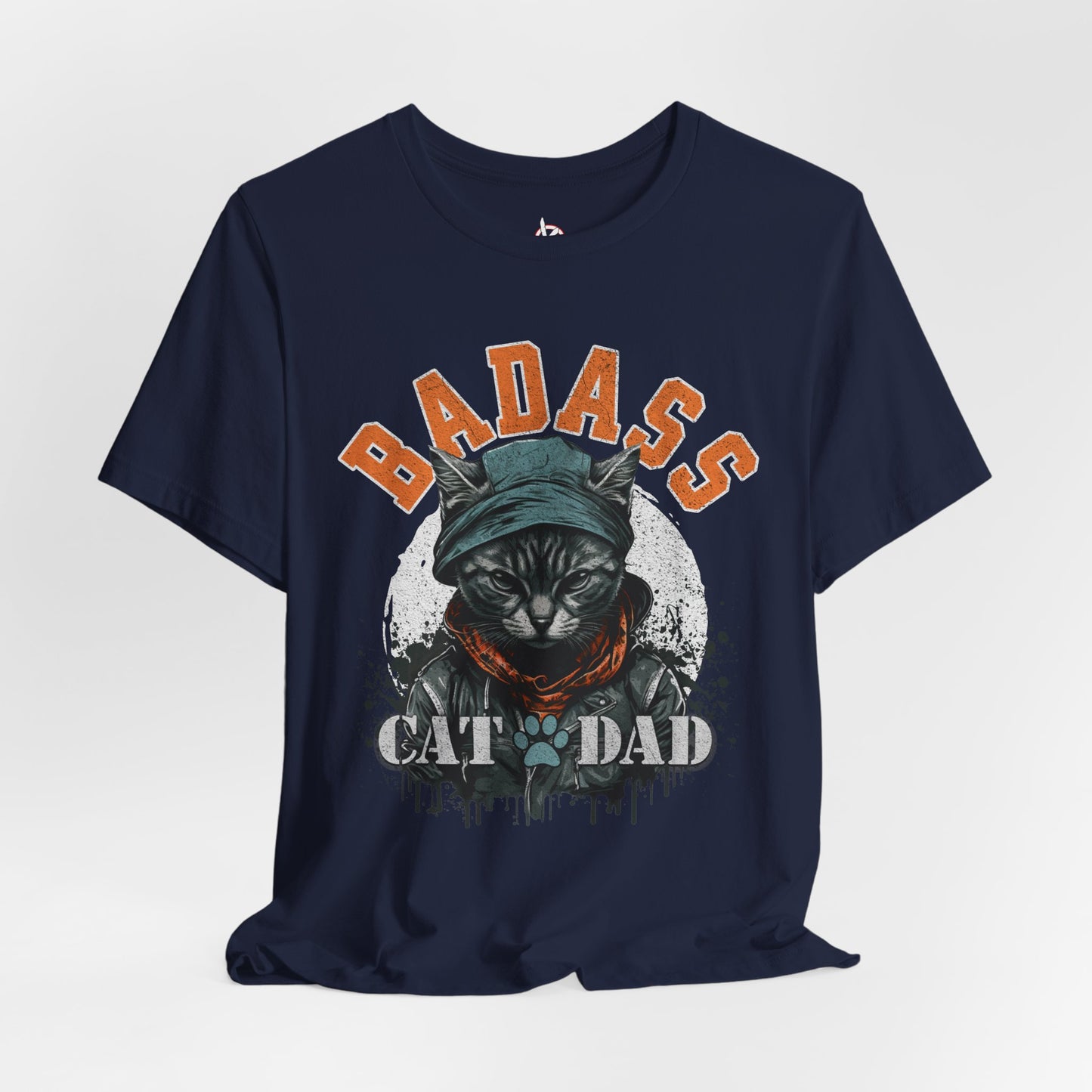 Badass Cat Dad Unisex T-Shirt – Funny Cat Lover Tee for Proud Pet Owners - FPD