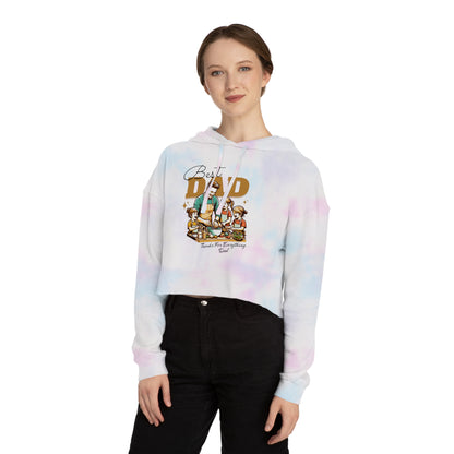 Best Dad Cropped Hoodie – Women’s Fit | Father’s Day Gift