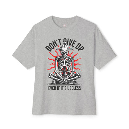FPD - Don’t Give Up Oversized Tee – Grit & Persistence Statement Shirt