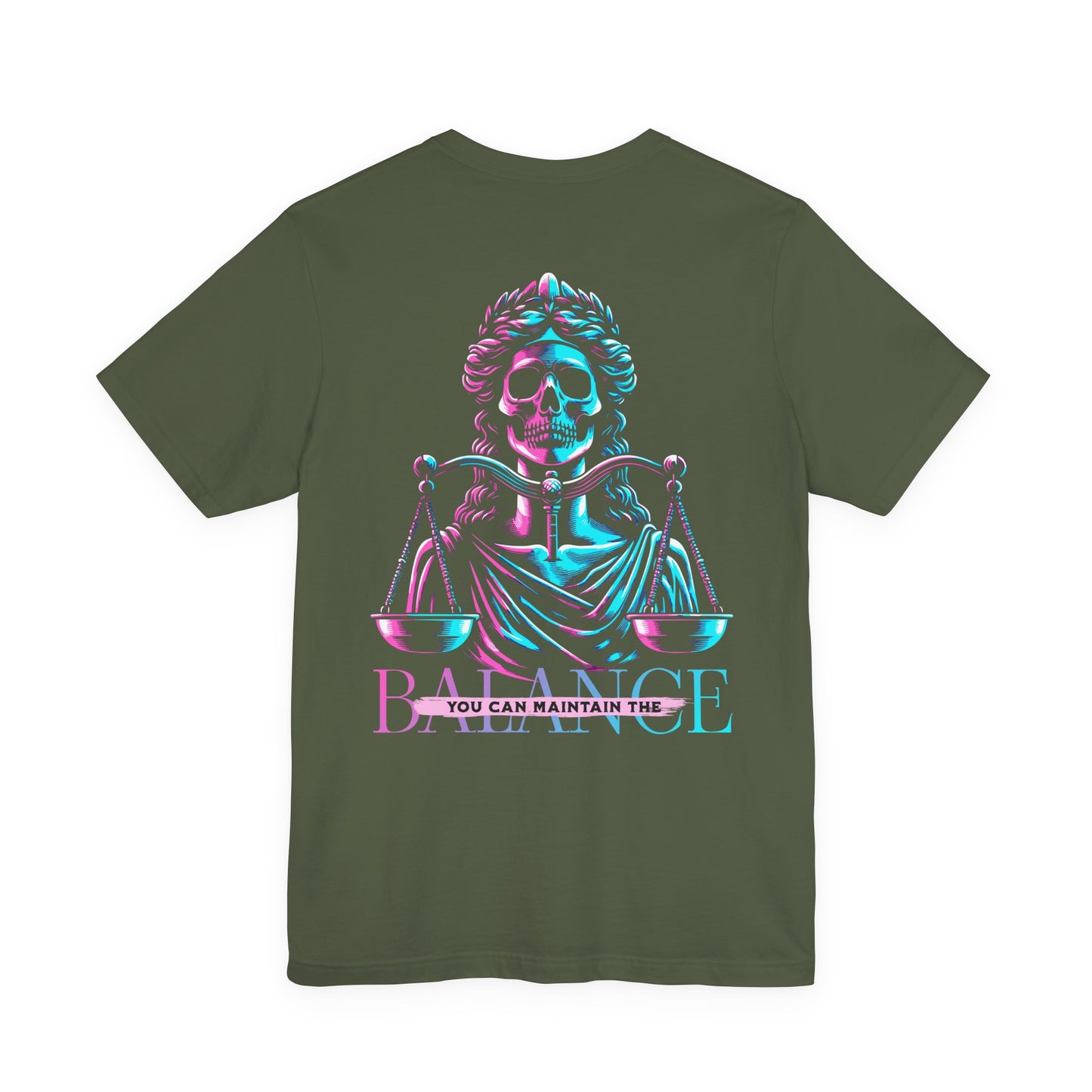 F&BPD - Unisex T-shirt - Maintain the Balance Tee – Mindfulness & Wellness Statement Shirt