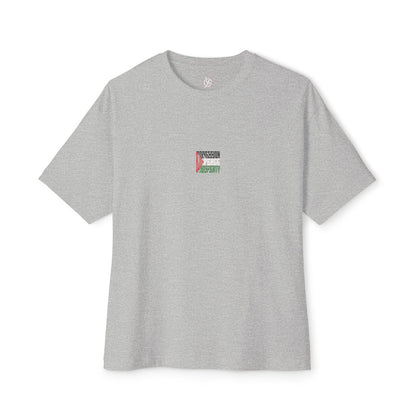 Palestinian Flag Blood Peace Prosperity Oversized Tee – Freedom & Solidarity Shirt - F&BPD