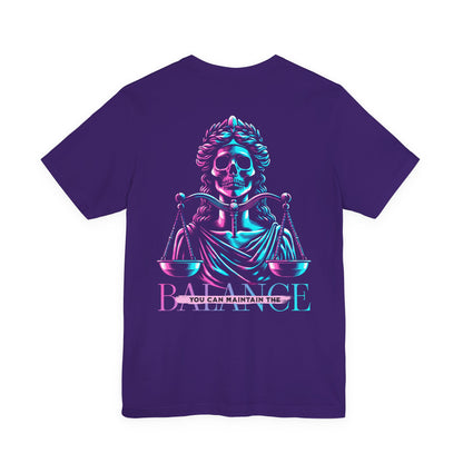 F&BPD - Unisex T-shirt - Maintain the Balance Tee – Mindfulness & Wellness Statement Shirt