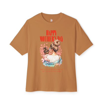 Happy Mother’s Day Oversized T-Shirt – Relaxed Fit Gift for Moms
