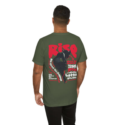 F&BPD - Unisex T-shirt - Rise Tee – Empowerment & Motivation Statement Shirt