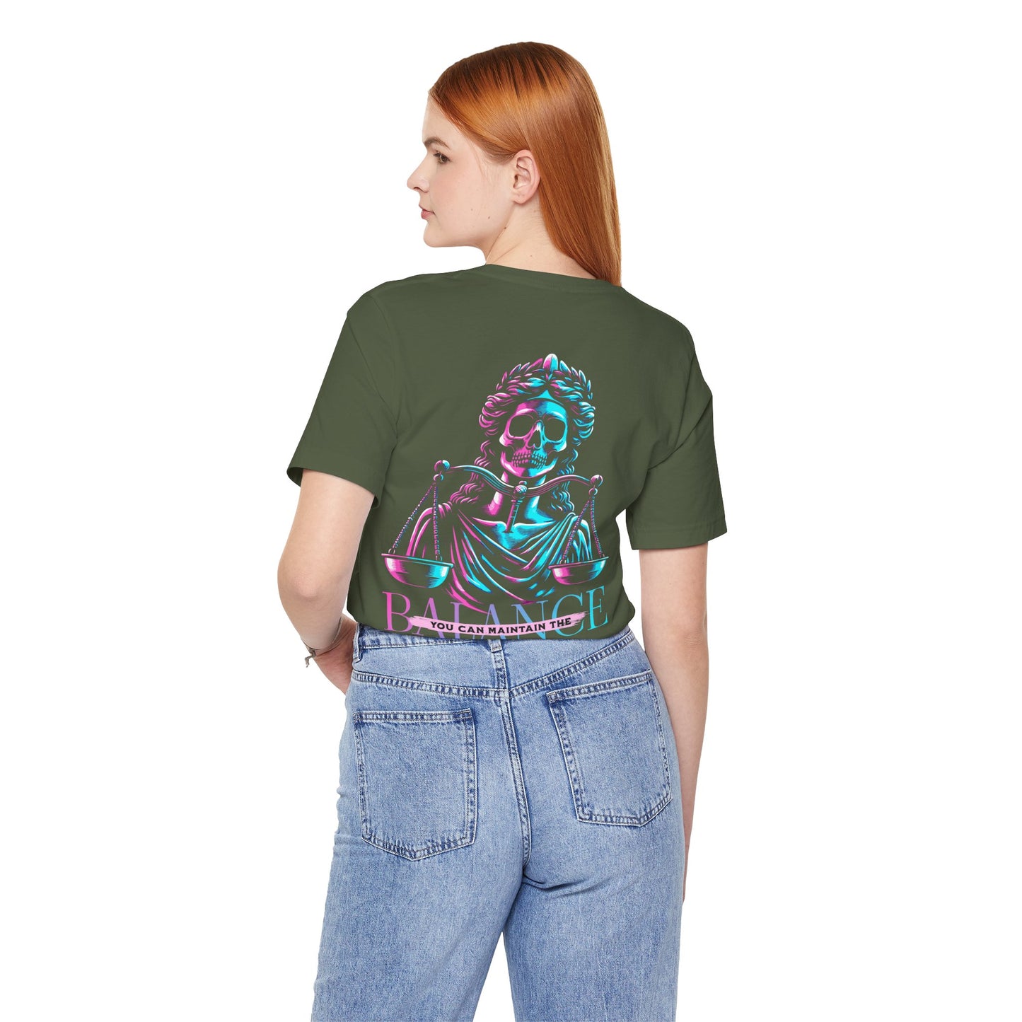 F&BPD - Unisex T-shirt - Maintain the Balance Tee – Mindfulness & Wellness Statement Shirt