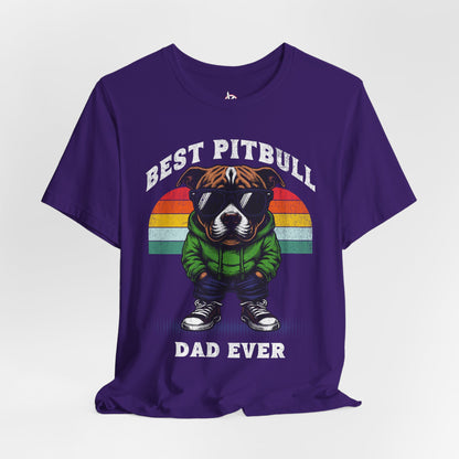 FPD - Unisex T-shirt - Best Pitbull Dad Ever Tee – Dog Lover Statement Shirt