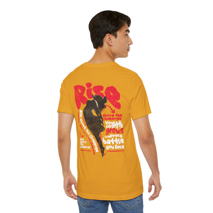 F&BPD - Unisex T-shirt - Rise Tee – Empowerment & Motivation Statement Shirt
