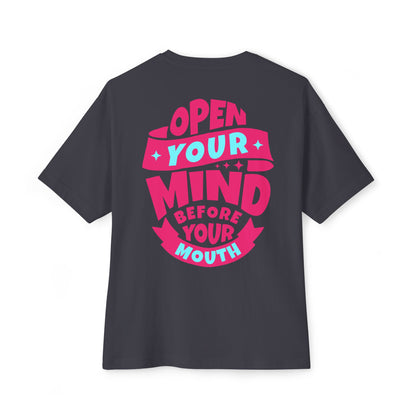 F&BPD - Open Your Mind Oversized Tee – Wisdom Statement Streetwear