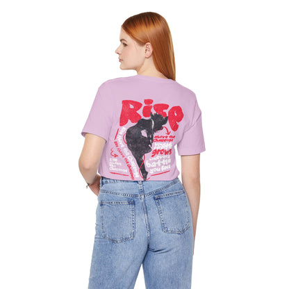 F&BPD - Unisex T-shirt - Rise Tee – Empowerment & Motivation Statement Shirt