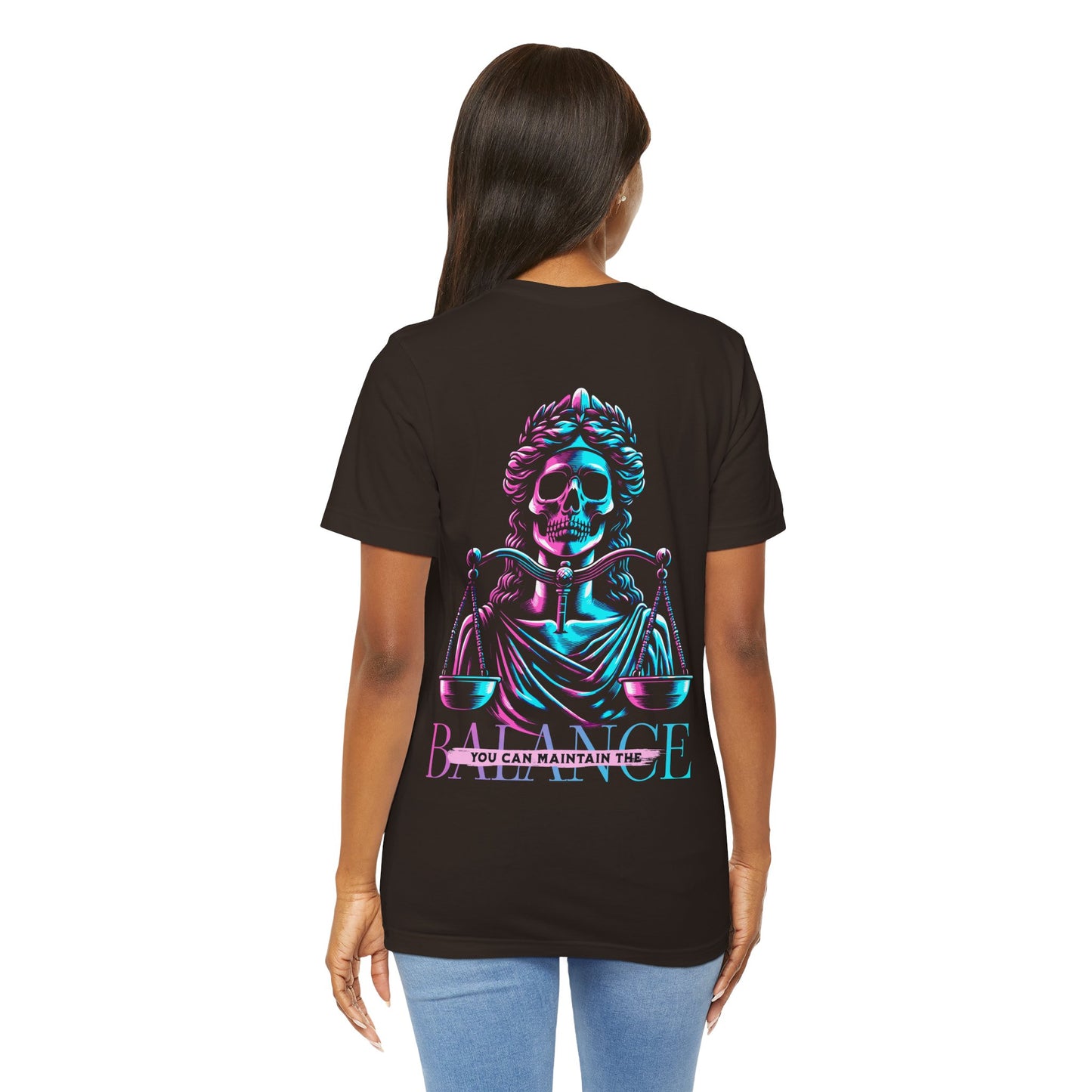 F&BPD - Unisex T-shirt - Maintain the Balance Tee – Mindfulness & Wellness Statement Shirt