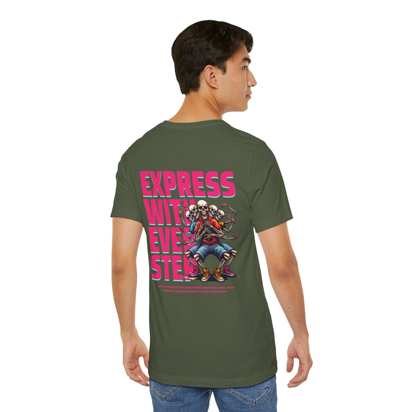 F&BPD - Unisex T-shirt - Express With Every Step Tee – Self-Expression Statement Shirt