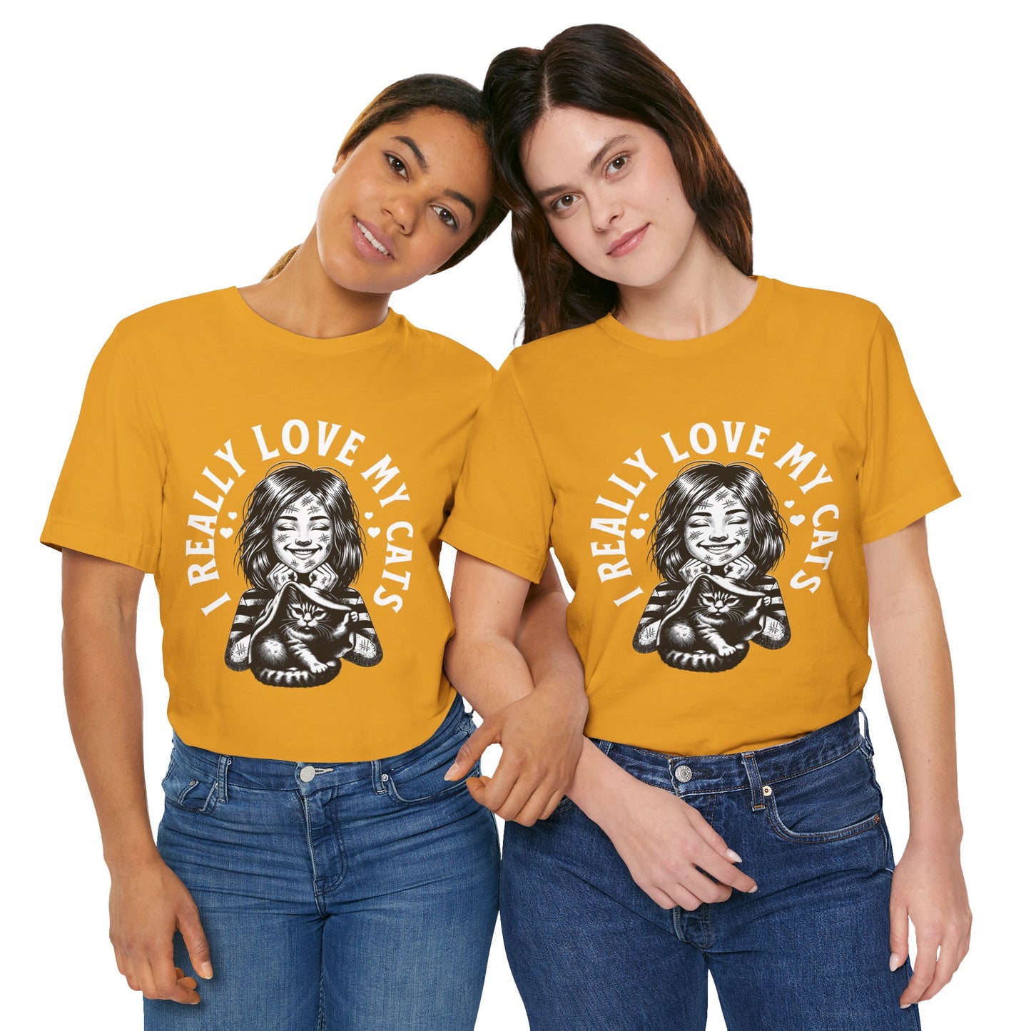 I Really Love My Cats T-Shirt | Cute Cat Lover Unisex Tee - FPD