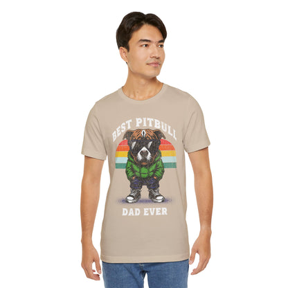 FPD - Unisex T-shirt - Best Pitbull Dad Ever Tee – Dog Lover Statement Shirt