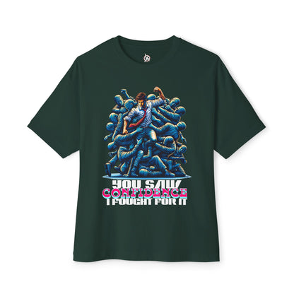 FPD - I Fought for Confidence Oversized Tee – Empowerment Statement Shirt