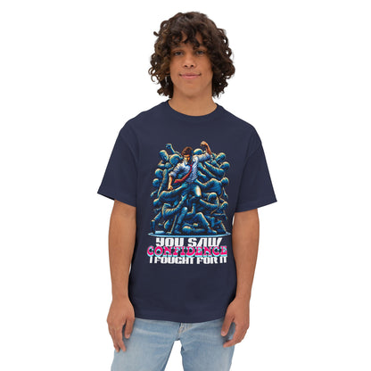 FPD - I Fought for Confidence Oversized Tee – Empowerment Statement Shirt