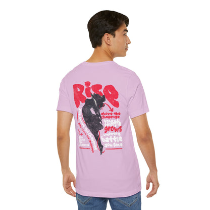 F&BPD - Unisex T-shirt - Rise Tee – Empowerment & Motivation Statement Shirt