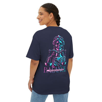 F&BPD - Maintain the Balance Oversized Tee – Mindfulness Statement Streetwear