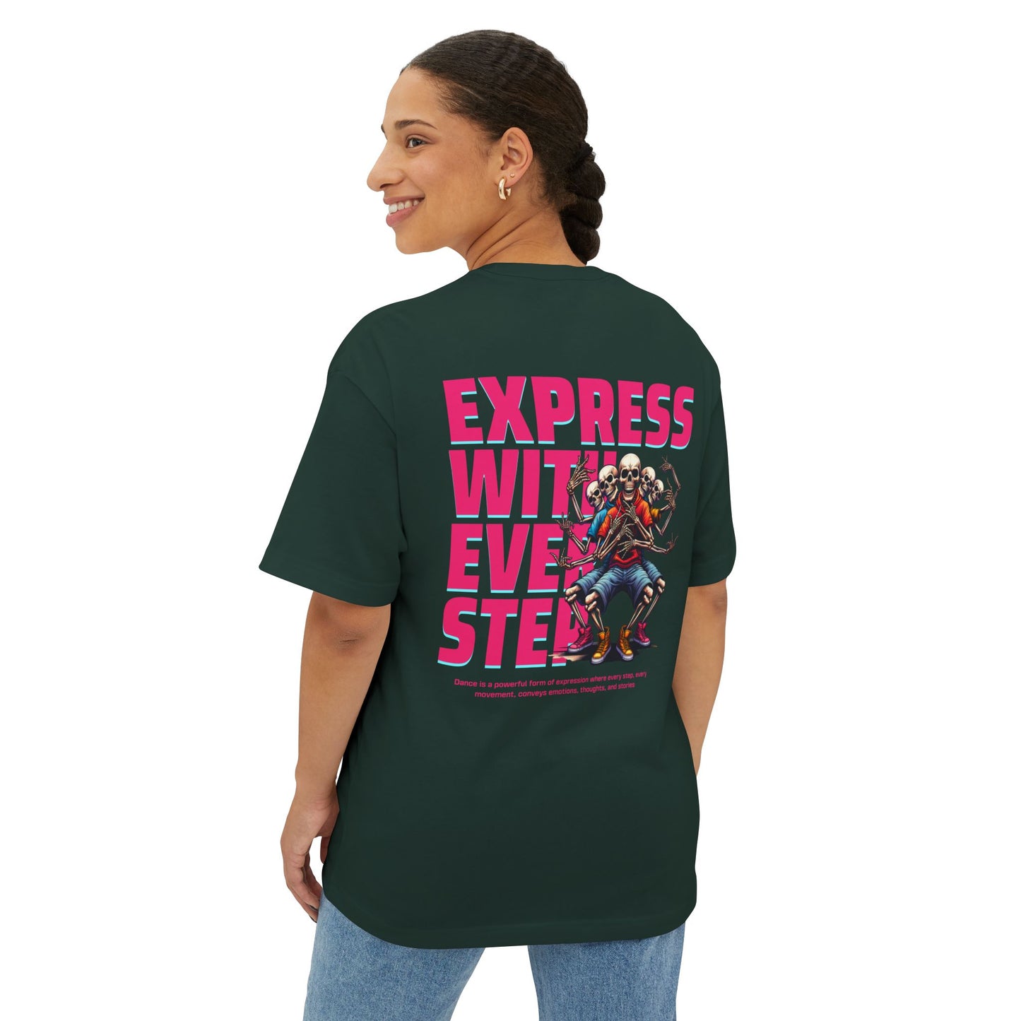 F&BPD - Express With Every Step Oversized Tee – Statement Streetwear