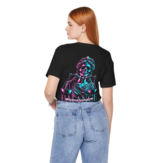 F&BPD - Unisex T-shirt - Maintain the Balance Tee – Mindfulness & Wellness Statement Shirt
