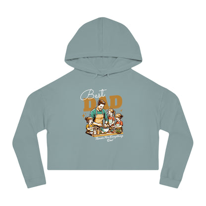 Best Dad Cropped Hoodie – Women’s Fit | Father’s Day Gift